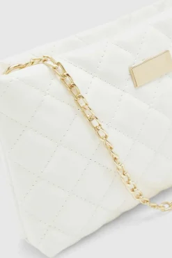 Cross-Body Bags|Clutch Bags*boohoo Quilted Oversized Basic Cross Body Bag cream
