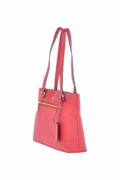 Shoulder Bags*Ashwood Leather Real Leather Medium Handbag Raspberry