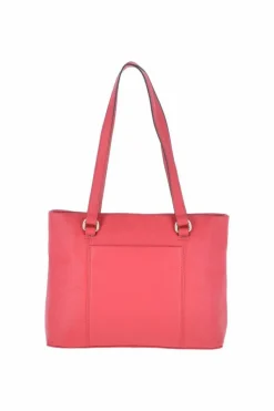 Shoulder Bags*Ashwood Leather Real Leather Medium Handbag Raspberry