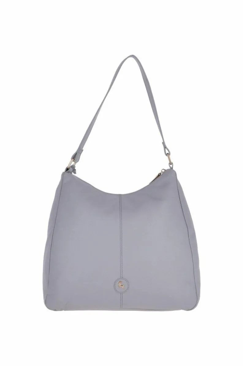 Shoulder Bags*Ashwood Leather Real Leather Medium Shoulder Bag Grey