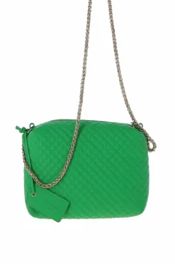 Cross-Body Bags*Ashwood Leather Real Leather Small Quilted Shoulder Chain Bag Green