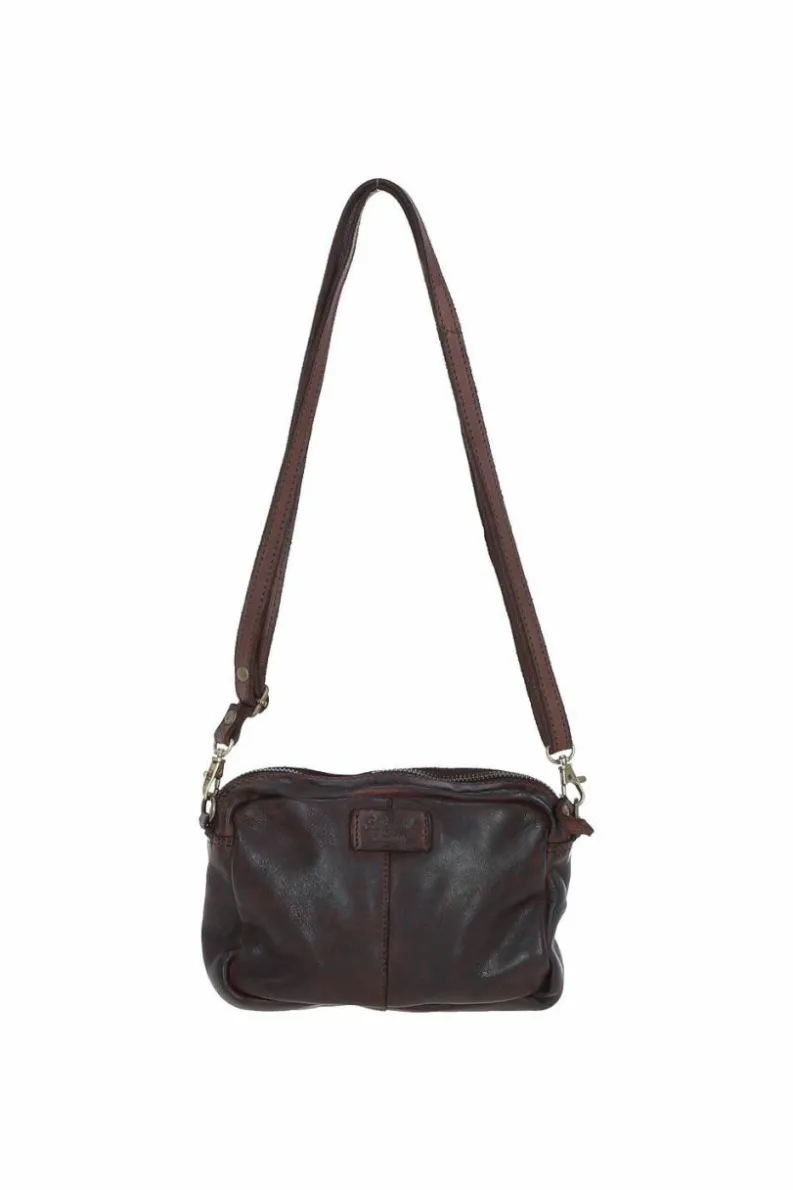 Cross-Body Bags*Ashwood Leather Real Leather Vintage Cross Body Bag Dark Brown