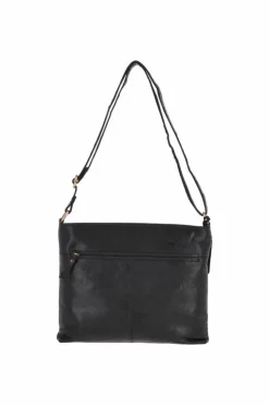 Shoulder Bags*Ashwood Leather Real Leather Vintage Medium Shoulder Bag Black