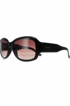 Sunglasses*Ted Baker Rectangle Brown Gradient TB1183 Charlotte Black