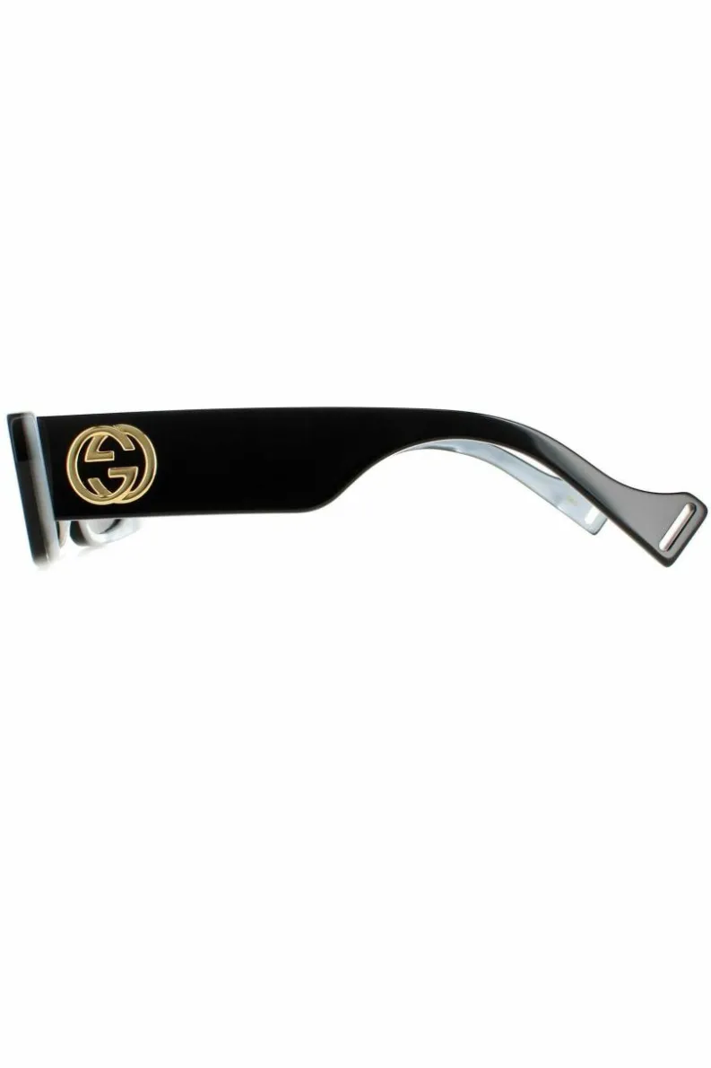 Sunglasses*Gucci Rectangle Grey GG0516S Black