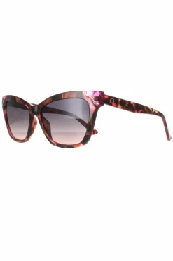 Sunglasses*Guess Rectangle Havana Smoke Gradient GU7840 Pink
