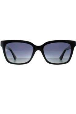 Sunglasses*Guess Rectangle Shiny Smoke Polarized GU7869 Black