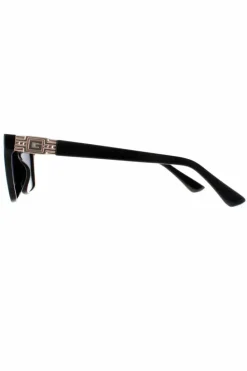 Sunglasses*Guess Rectangle Shiny Smoke Polarized GU7869 Black