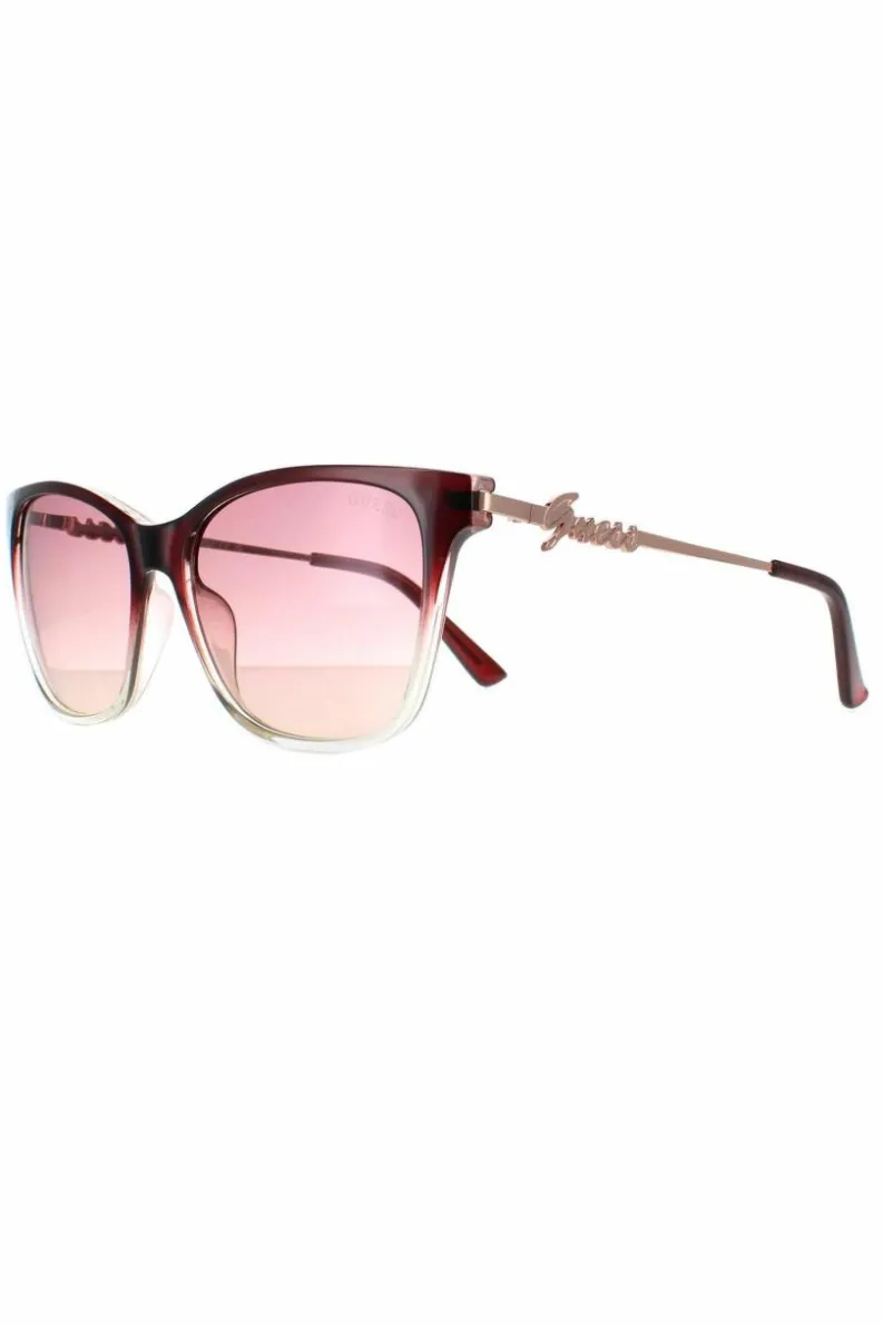 Sunglasses*Guess Rectangle Violet Violet Gradient GF6155 Purple