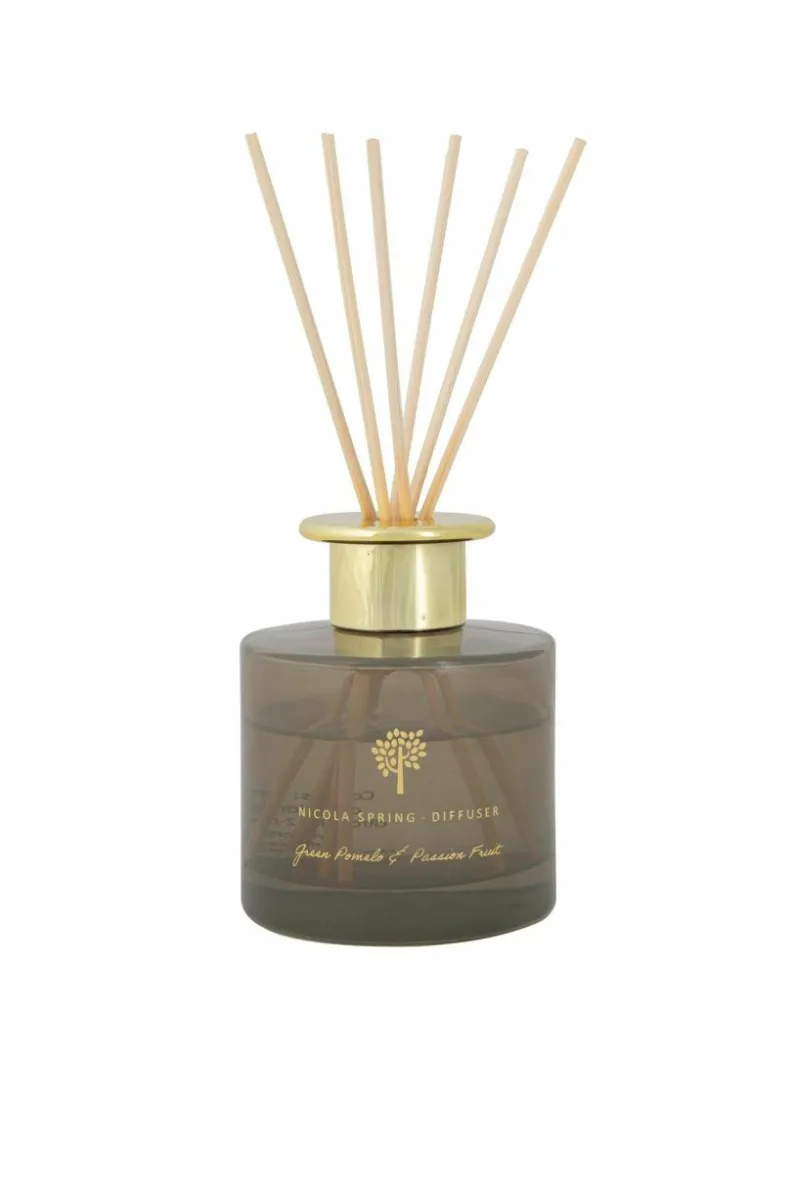 Candles & Diffusers|Candles*Nicola Spring Reed Diffuser 200ml Green Pomelo & Passion Fruit Grey