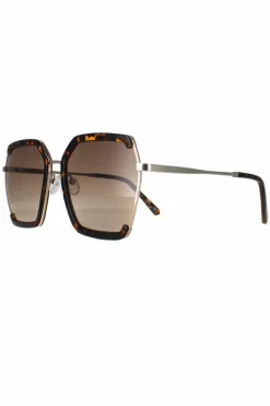Sunglasses*Guess Rimless Dark Havana Gradient GF0418 Brown