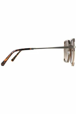 Sunglasses*Guess Rimless Dark Havana Gradient GF0418 Brown
