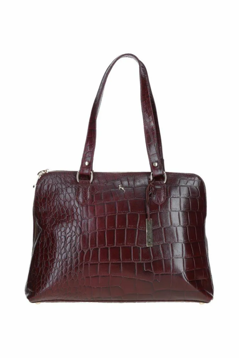 Shoulder Bags|Handbags*Ashwood Leather Riviera Chic' Real Leather Bag Burgundy
