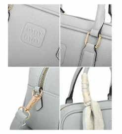 Shoulder Bags|Handbags*Kitise Rommy Top Handle Scarf Accent Hobo Shoulder Bag Beige