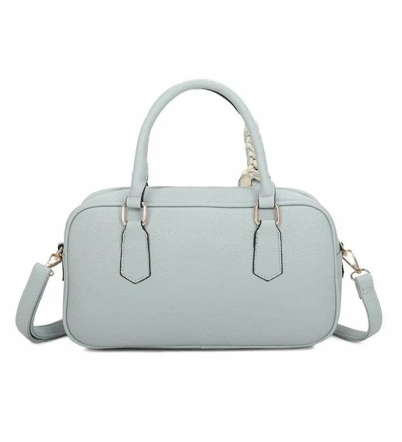 Shoulder Bags|Handbags*Kitise Rommy Top Handle Scarf Accent Hobo Shoulder Bag Beige