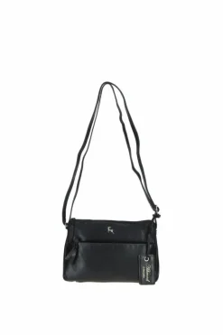 Handbags|Cross-Body Bags*Ashwood Leather Rose' Elegant Leather Crossbody Bag with Adjustable Strap Black