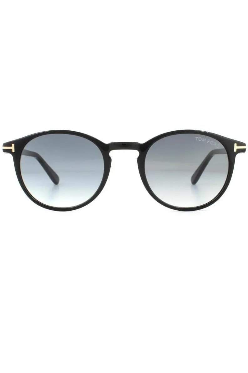 Sunglasses*Tom Ford Round Grey Gradient Sunglasses Black
