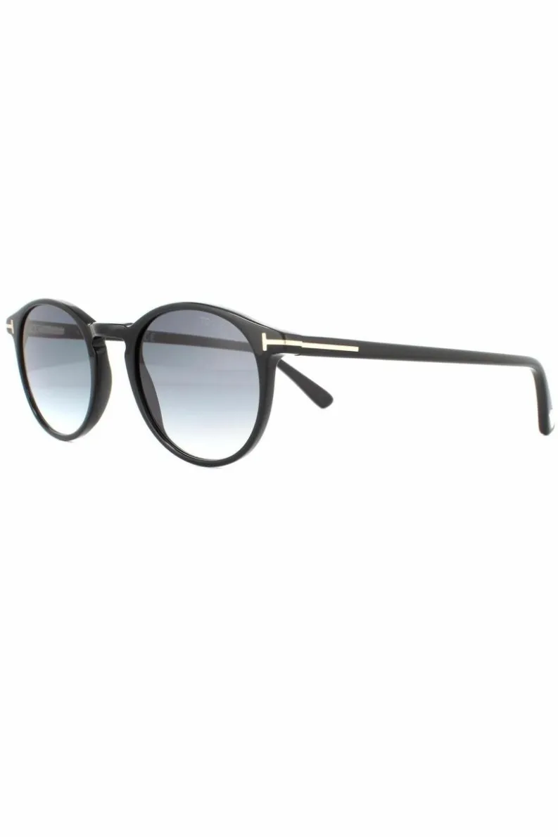 Sunglasses*Tom Ford Round Grey Gradient Sunglasses Black
