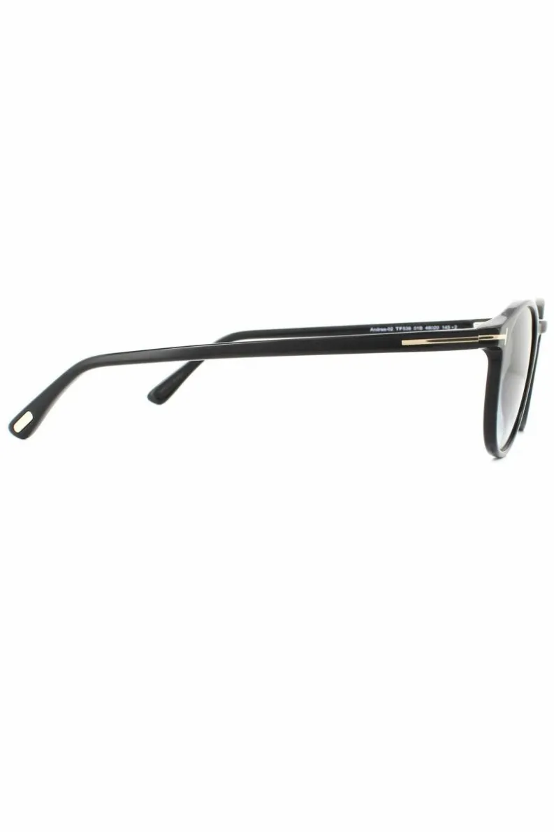 Sunglasses*Tom Ford Round Grey Gradient Sunglasses Black