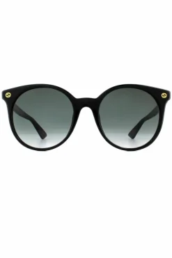 Sunglasses*Gucci Round Grey Gradient Sunglasses Black