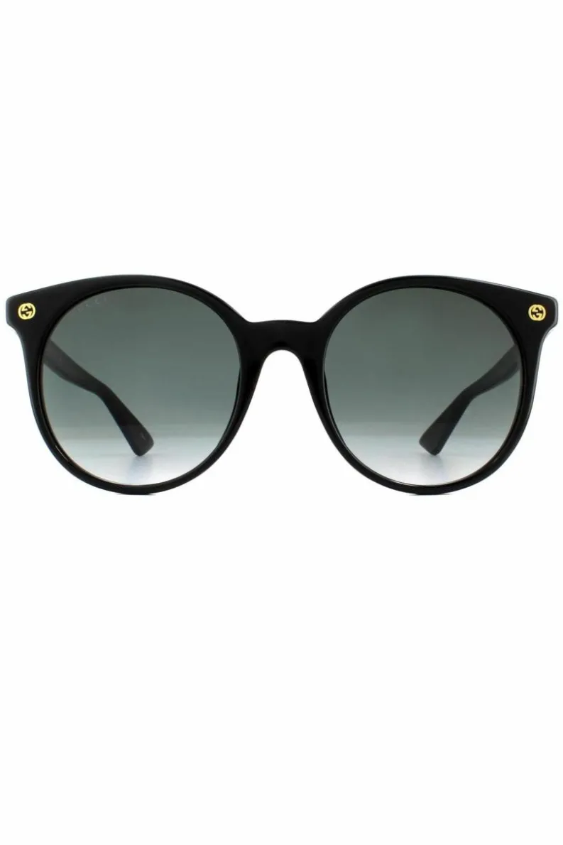 Sunglasses*Gucci Round Grey Gradient Sunglasses Black