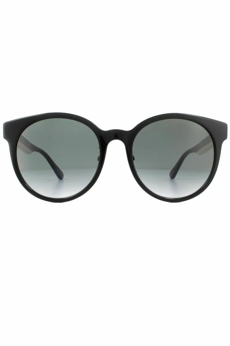 Sunglasses*Gucci Round Grey Gradient Sunglasses Black