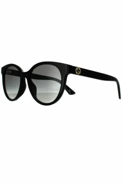 Sunglasses*Gucci Round Grey Gradient Sunglasses Black
