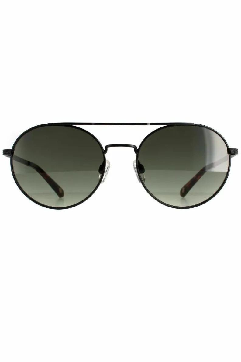 Sunglasses*Ted Baker Round Grey TB1531 Warner Sunglasses Black