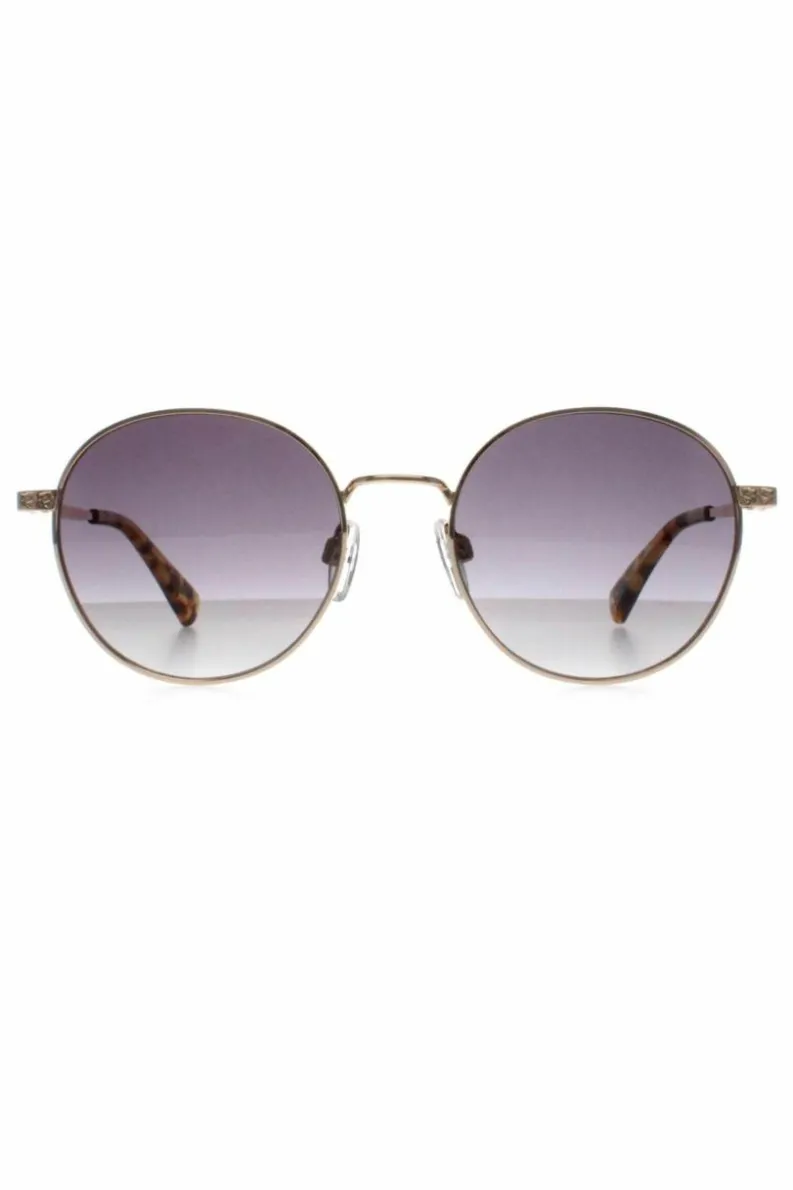 Sunglasses*Ted Baker Round Blue Gradient TB1679 Willa Gold