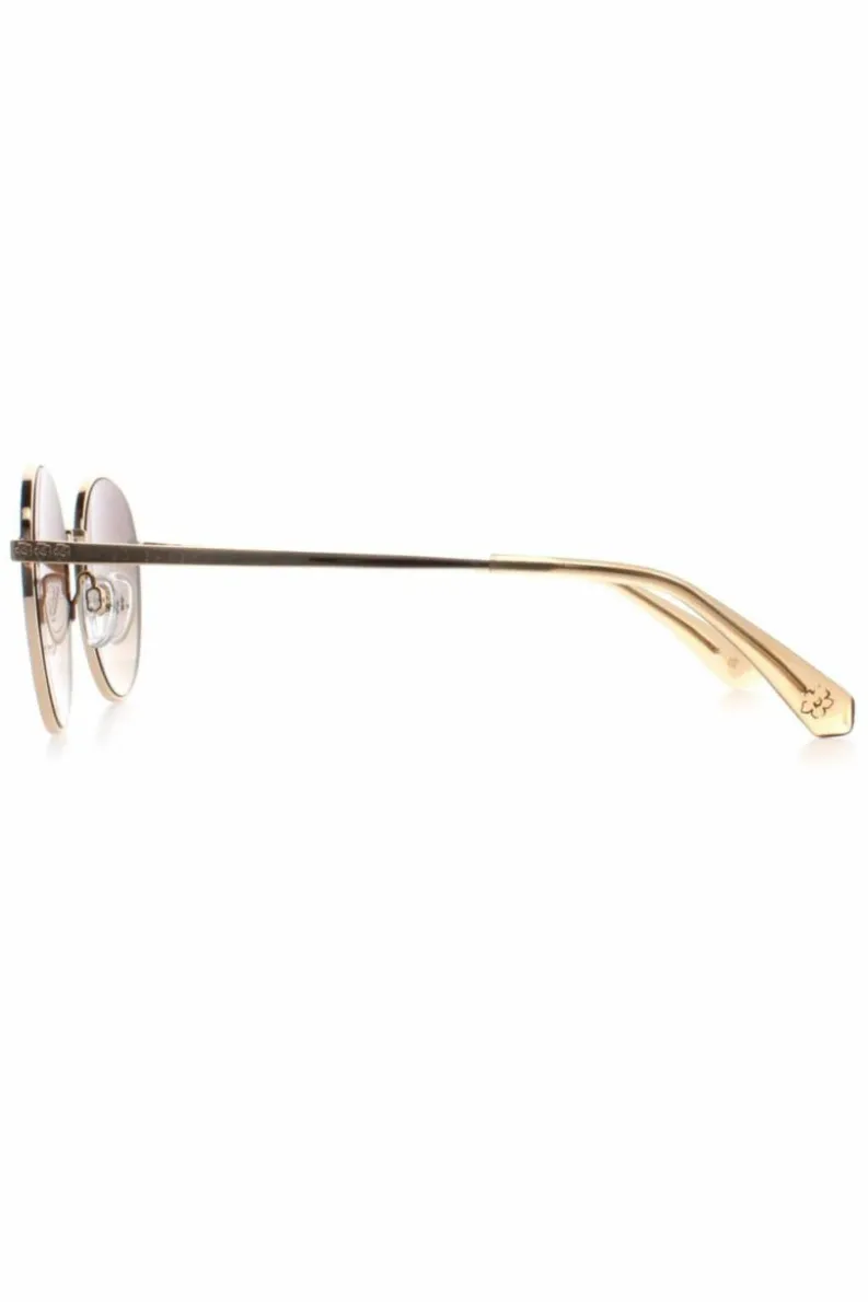 Sunglasses*Ted Baker Round Brown Gradient TB1679 Willa Gold