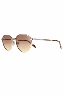 Sunglasses*Guess Round Brown Gradient GU5205 Gold