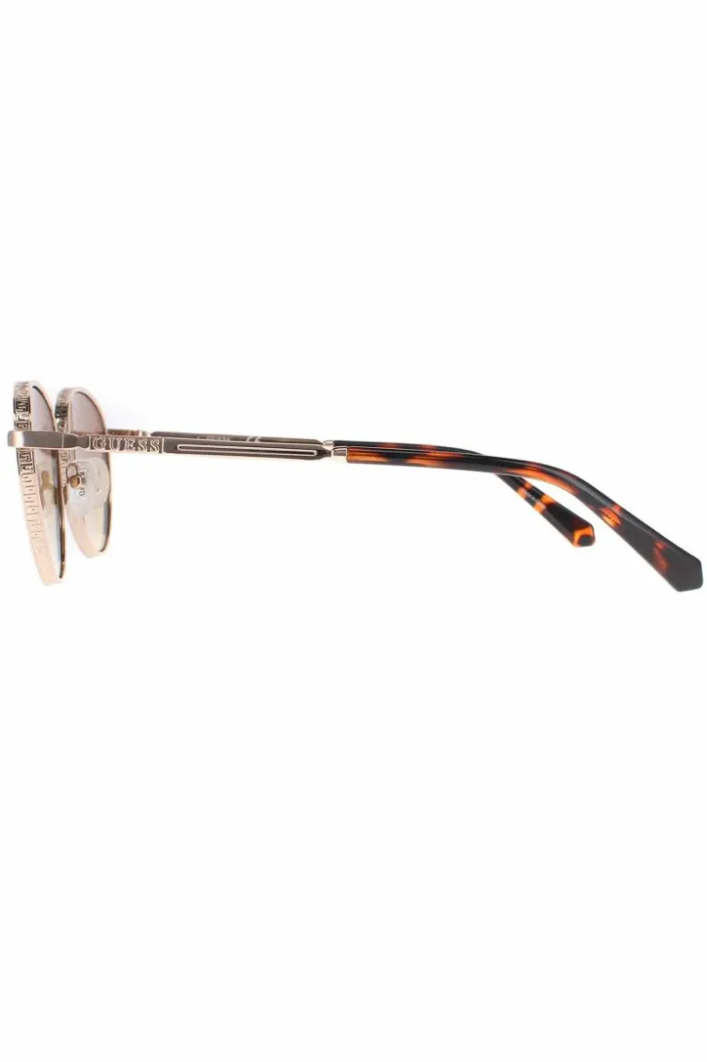 Sunglasses*Guess Round Brown Gradient GU5205 Gold