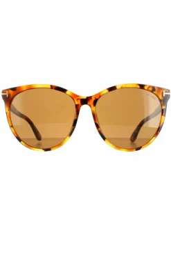 Sunglasses*Tom Ford Round Havana Blonde Maxim FT0787 Brown