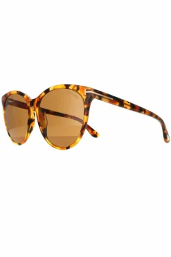 Sunglasses*Tom Ford Round Havana Blonde Maxim FT0787 Brown