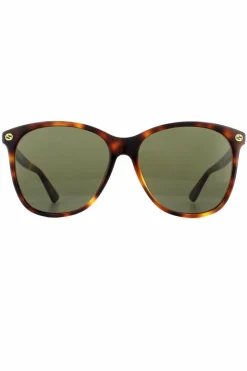Sunglasses*Gucci Round Havana Sunglasses Brown