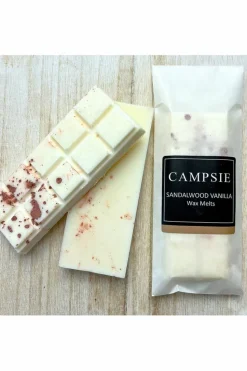 Candles & Diffusers|Candles*CAMPSIE Candles Sandalwood Vanilla Wax Melt Duo White
