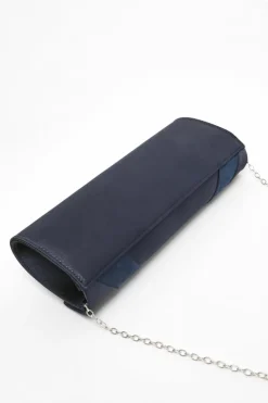 Handbags|Clutch Bags*Quiz Satin Fold Clutch Bag Navy