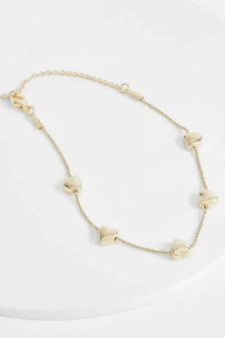 Bracelets*boohoo Scattered Heart Bracelet gold