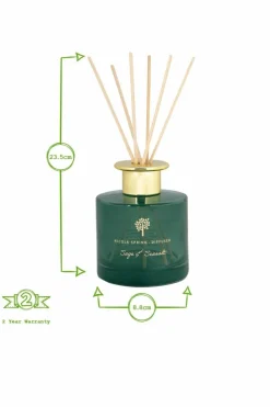 Candles & Diffusers|Candles*Nicola Spring Scented Candle & Reed Diffuser Set 130g Sage & Seasalt Green