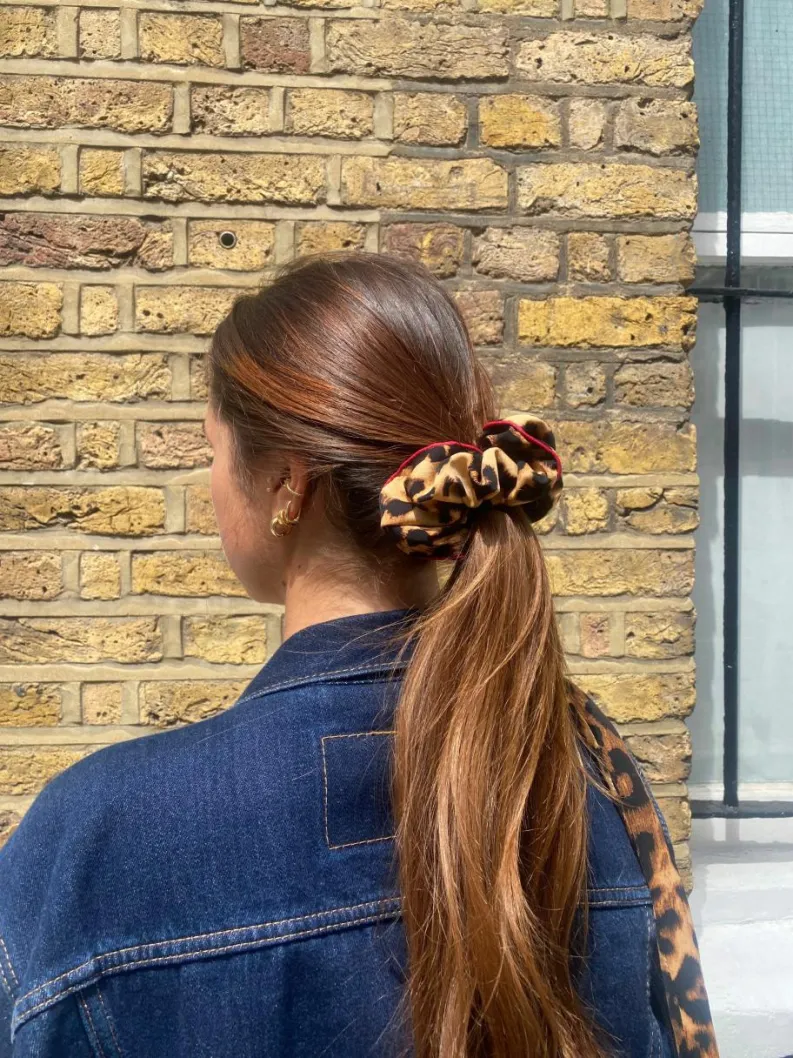 Hair Accessories*My Accessories London Scrunchie with Piping Detail Multi
