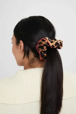 Hair Accessories*My Accessories London Scrunchie with Piping Detail Multi
