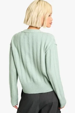 Cardigans*boohoo Seam Detail Soft Rib Knit Boyfriend Cardigan sage