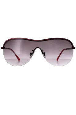 Sunglasses*Guess Semi Rimless Grey Gradient GF6002 Black