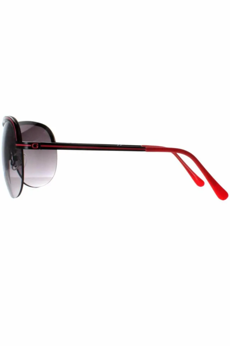 Sunglasses*Guess Semi Rimless Grey Gradient GF6002 Black