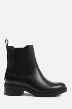 Ankle Boots*Where's That From Serna' Ankle Boot With Elastic Panel And Side Zip Black
