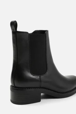 Ankle Boots*Where's That From Serna' Ankle Boot With Elastic Panel And Side Zip Black