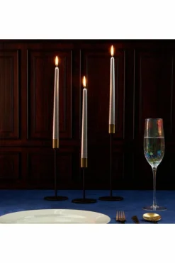 Candles & Diffusers|Candles*Deco Express Set Of 15 Taper Candles Gold