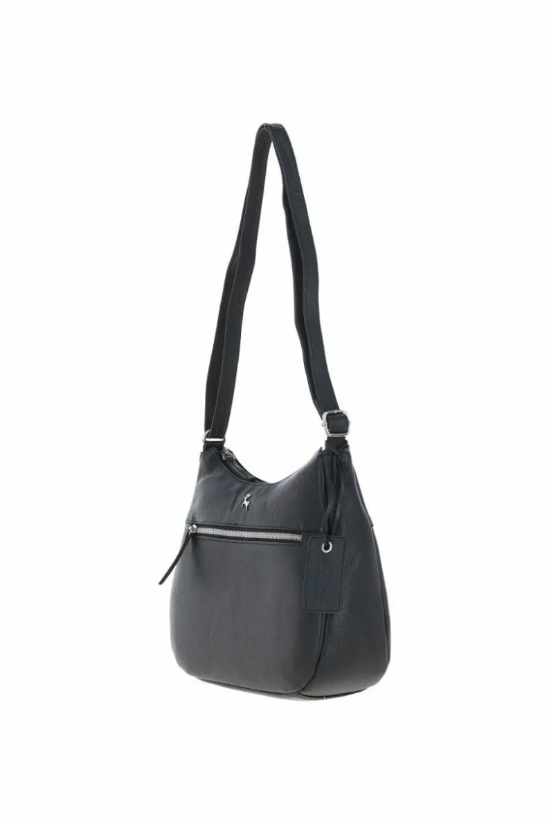 Shoulder Bags|Handbags*Ashwood Leather Shannon' Real Leather Shoulder Bag Black