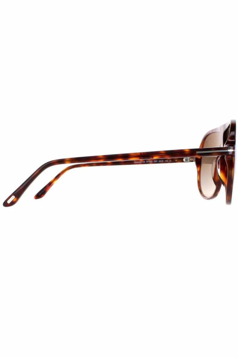 Sunglasses*Tom Ford Shield Havana Gradient Spencer 02 FT0998 Brown