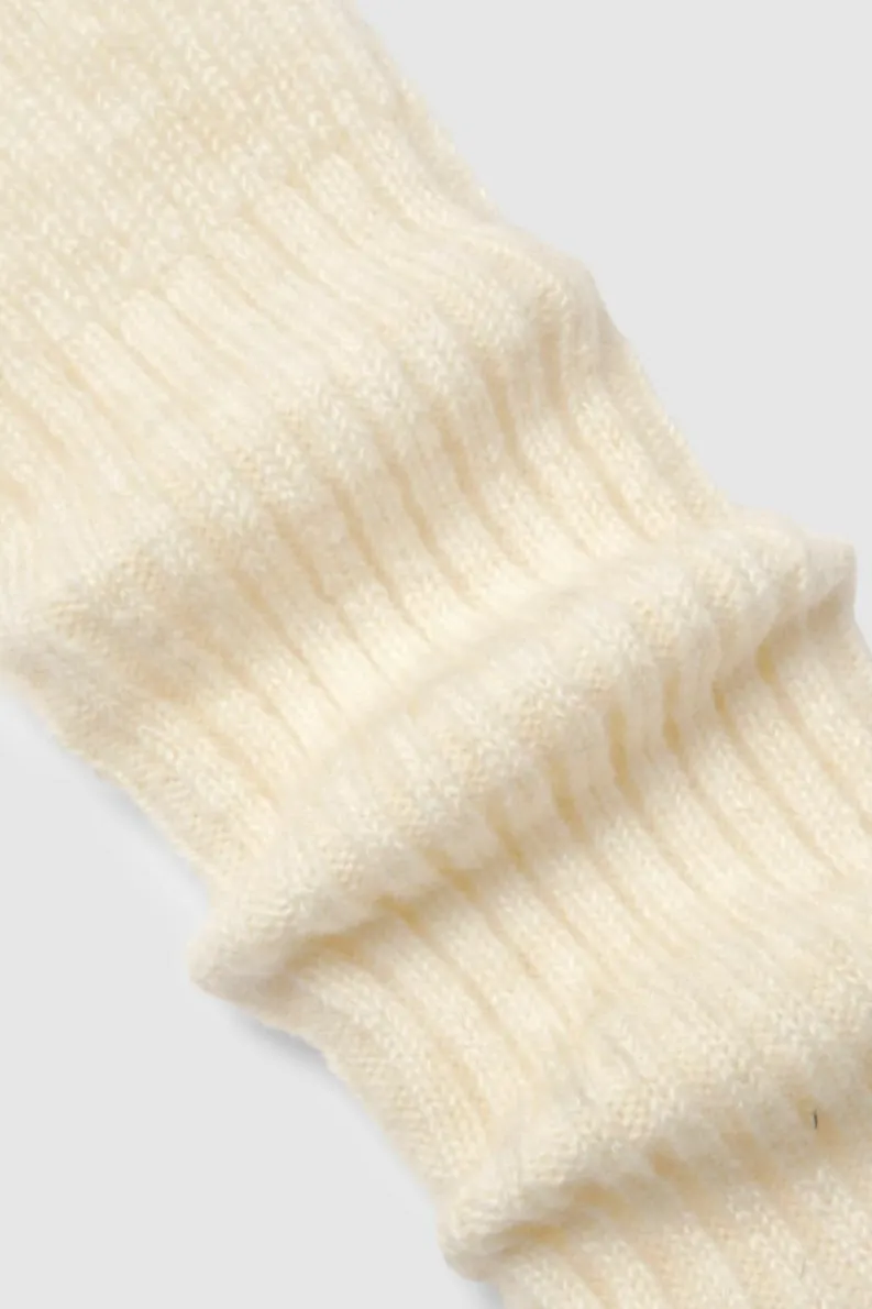 Tights & Socks|Tights & Socks*boohoo Single Soft Ribbed Slouchy Socks cream